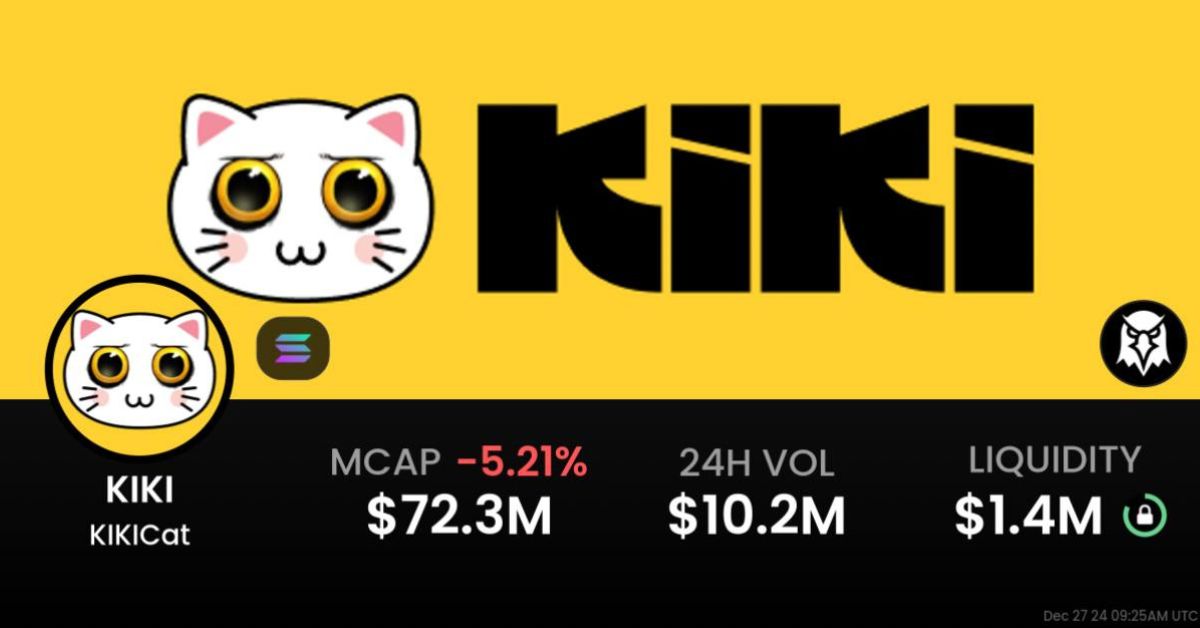 Memecoin KIKI Cat Trên Solana