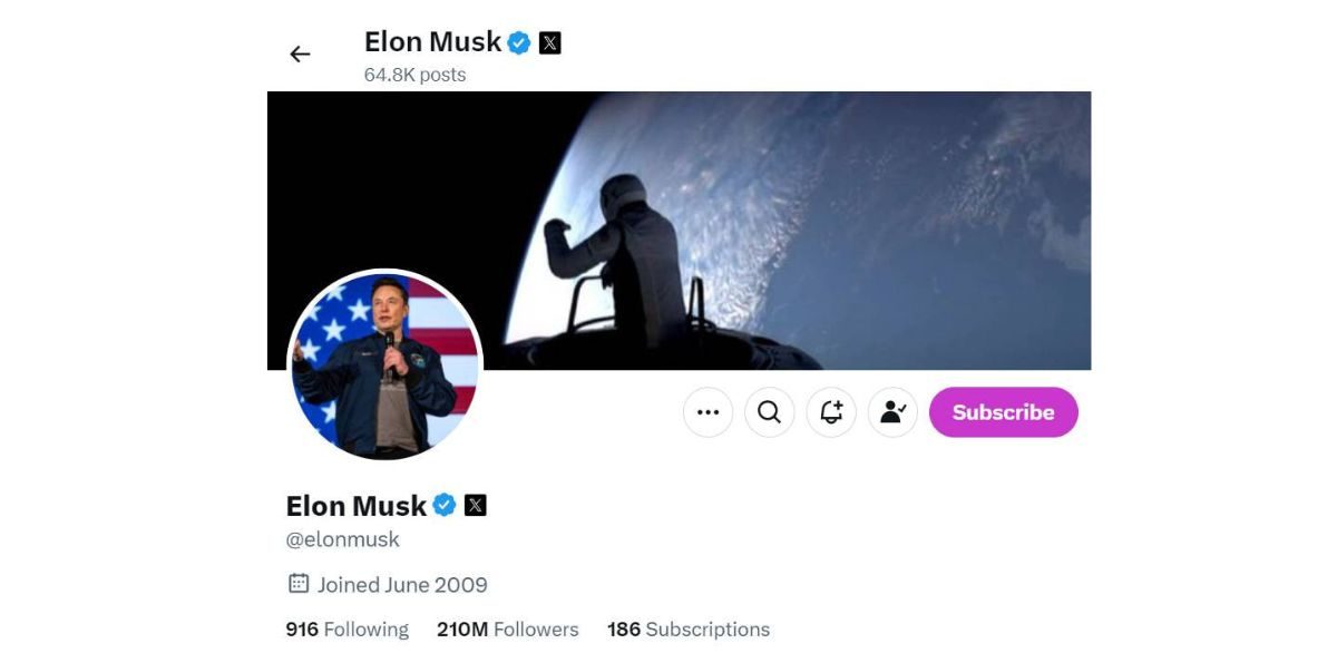 Tài Khoản X (Twitter) của Elon Musk