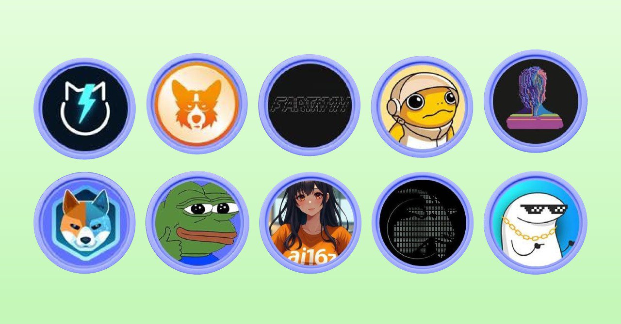 Top 10 Memecoin AI Hot Nhất 2025