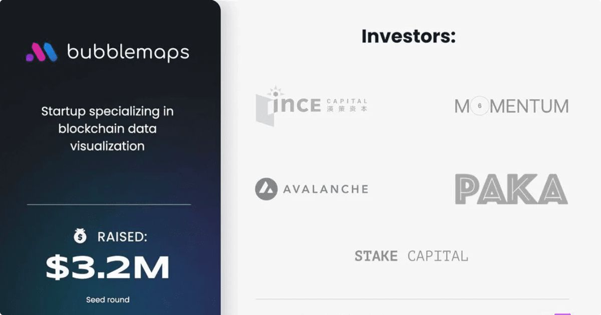 Bubblemaps (BMT) - Dự án thứ 12 trên Binance HODLer Airdrop 2 Bubblemaps 1