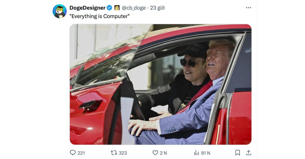 $EIC (Everything is Computer) – Memecoin từ câu nói ngẫu hứng của Trump 2 Everything Is Computer - "Đôi bạn thân" Trump và Elon Musk