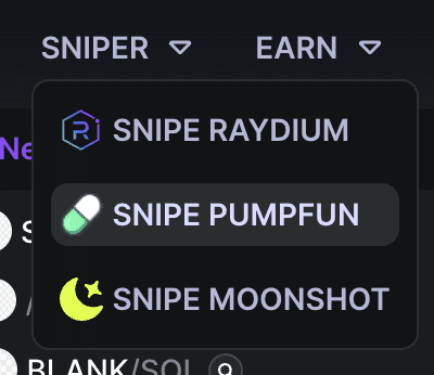 Hướng dẫn sử dụng Snipe Pump.fun trên MevX 3 image 105
