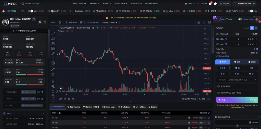 Hướng dẫn mua meme coin trên MevX 3 image 31