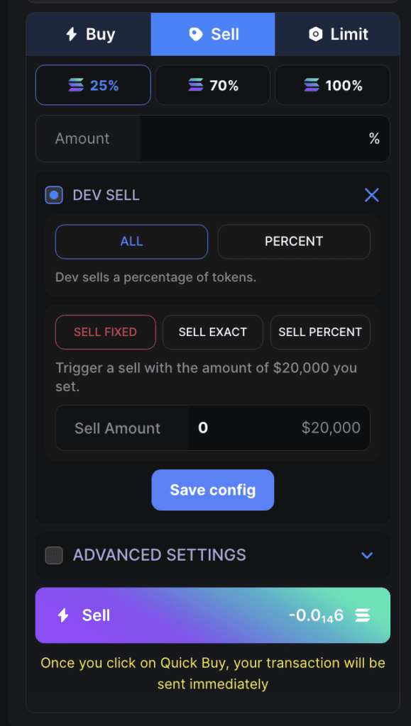 Hướng dẫn sử dụng tính năng Dev Sell trên MevX 3 image 70