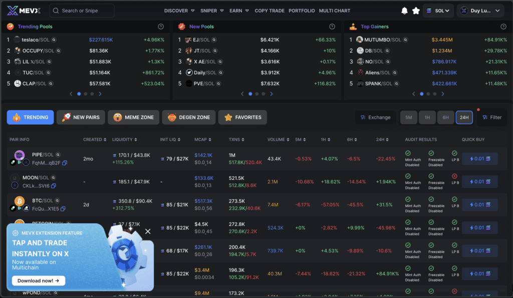 Cách tham gia Airdrop trên MevX 2 image 75
