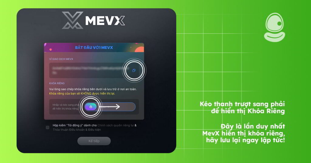 Hướng dẫn mua bán Meme Coin trên MevX 4 Tạo ví giao dịch trên MevX