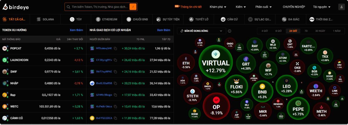 Birdeye và GeckoTerminal - Theo dõi meme coin theo thời gian thực 2 Birdeye và GeckoTerminal 1