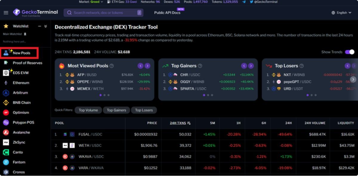 Birdeye và GeckoTerminal - Theo dõi meme coin theo thời gian thực 4 Birdeye và GeckoTerminal 3